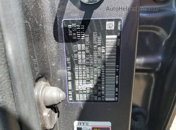 JHLRW2H80KX004655 2019 HONDA CR-V Gray 