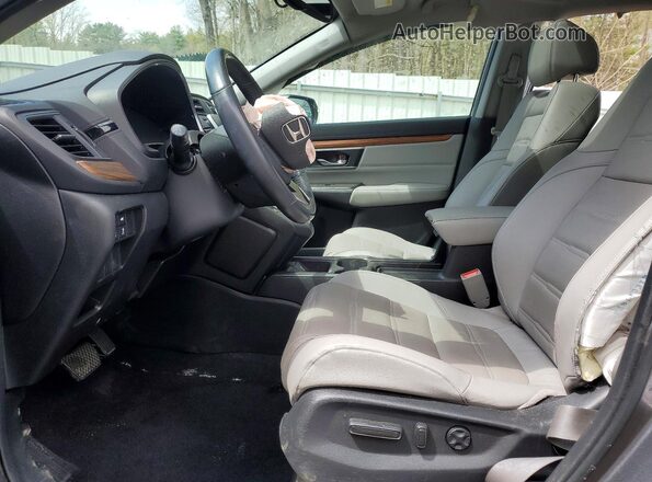 JHLRW2H80KX004655 2019 HONDA CR-V Gray 