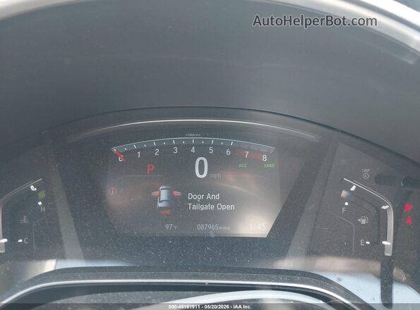 JHLRW2H8XKX020488 2019 HONDA CR-V Silver Вид задніх сидінь