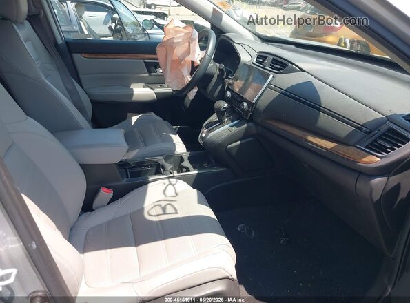 JHLRW2H8XKX020488 2019 HONDA CR-V Silver Вид салону спереду