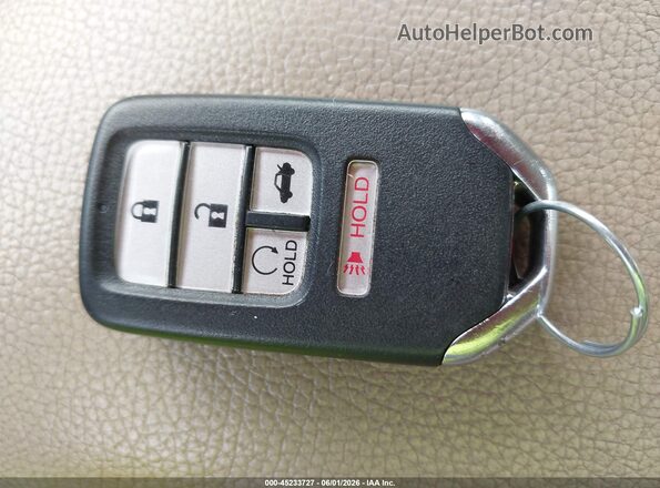 JHMCR6F38HC016284 2017 HONDA ACCORD Gray Առջևի վահանակի տեսք