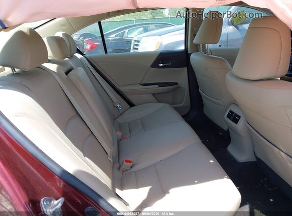 JHMCR6F55HC028572 2017 HONDA ACCORD Maroon VIN კოდის სტიკერის ხედი