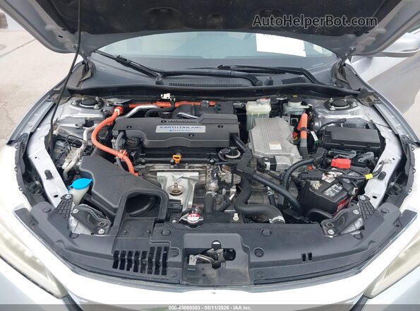 JHMCR6F71HC028330 2017 HONDA ACCORD HYBRID Silver Հետևի տեսք