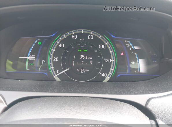 JHMCR6F71HC028330 2017 HONDA ACCORD HYBRID Silver Հետևի նստատեղերի տեսք