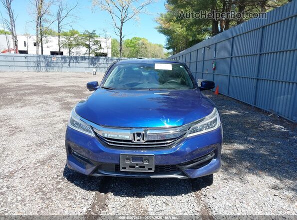 JHMCR6F78HC022279 2017 HONDA ACCORD HYBRID Blue 