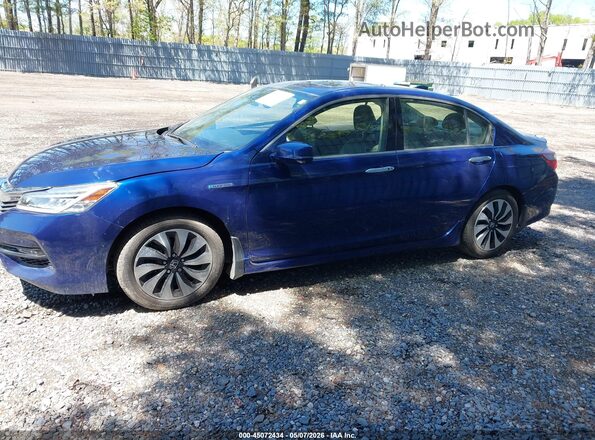 JHMCR6F78HC022279 2017 HONDA ACCORD HYBRID Blue 