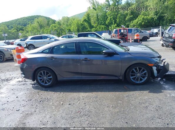 JHMFC1F30KX011470 2019 HONDA CIVIC Gray Rear interior view