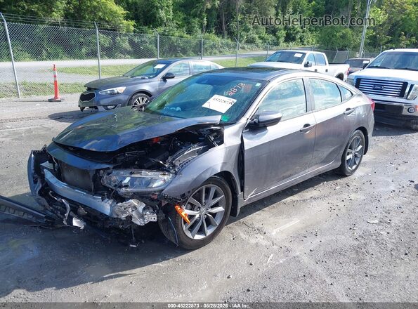 JHMFC1F30KX011470 2019 HONDA CIVIC Gray Front left