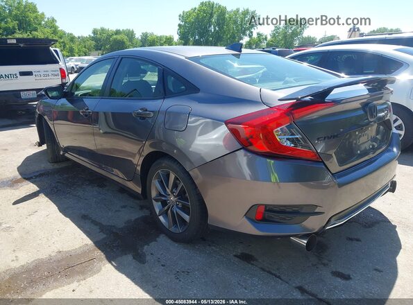 JHMFC1F31KX001613 2019 HONDA CIVIC Black Tył lewy