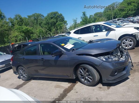 JHMFC1F31KX001613 2019 HONDA CIVIC Black Widok wnętrza z tyłu