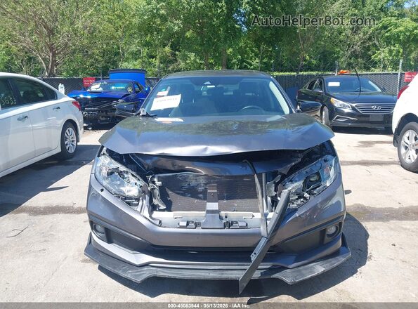 JHMFC1F31KX001613 2019 HONDA CIVIC Black Widok zestawu wskaźników