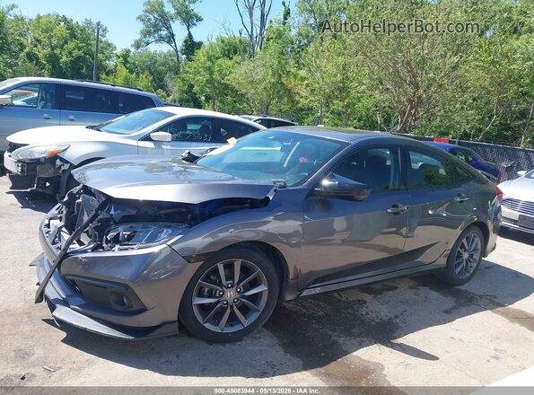 JHMFC1F31KX001613 2019 HONDA CIVIC Black Widok wnętrza 360 stopni