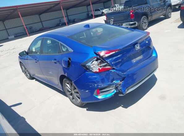 JHMFC1F33KX001483 2019 HONDA CIVIC Blue 