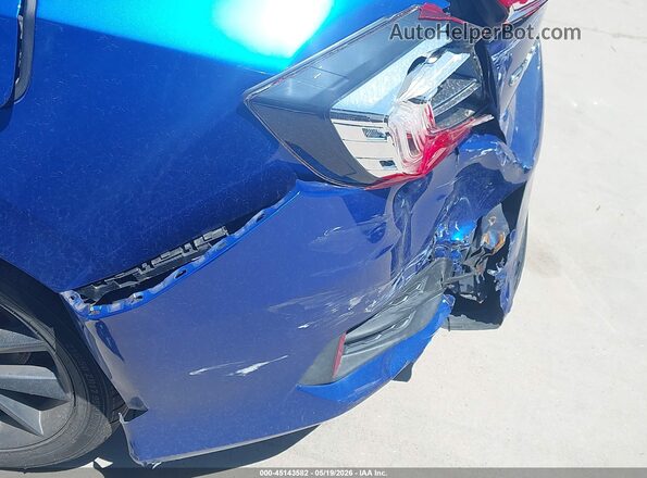 JHMFC1F33KX001483 2019 HONDA CIVIC Blue 