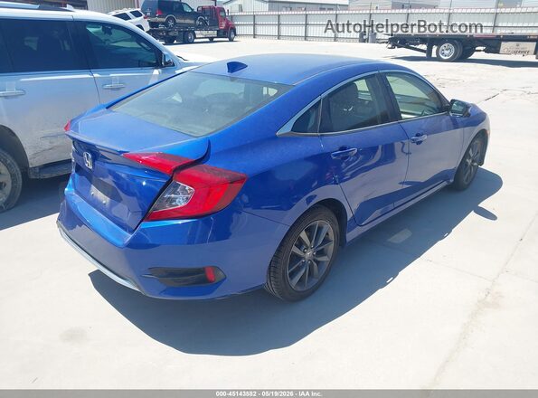 JHMFC1F33KX001483 2019 HONDA CIVIC Blue 