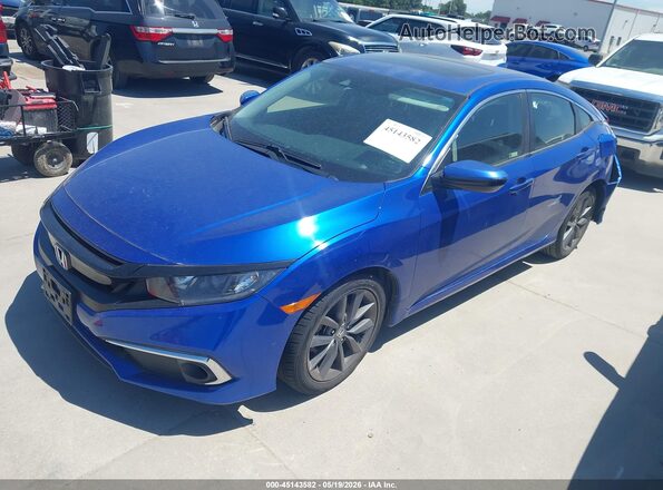 JHMFC1F33KX001483 2019 HONDA CIVIC Blue 