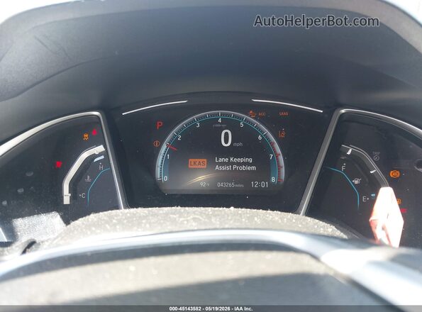JHMFC1F33KX001483 2019 HONDA CIVIC Blue 