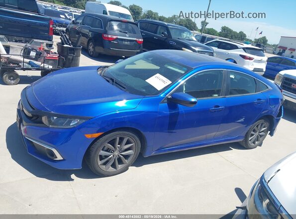 JHMFC1F33KX001483 2019 HONDA CIVIC Blue 