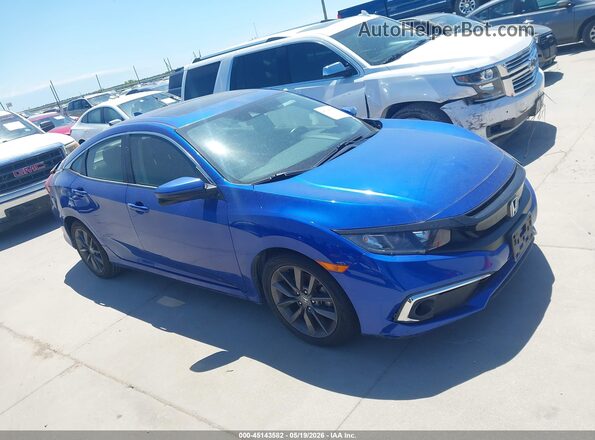 JHMFC1F33KX001483 2019 HONDA CIVIC Blue 