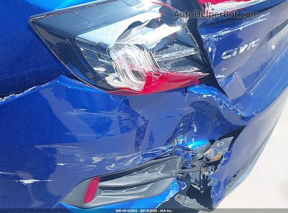 JHMFC1F33KX001483 2019 HONDA CIVIC Blue 