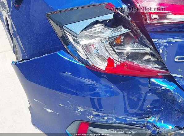JHMFC1F33KX001483 2019 HONDA CIVIC Blue 