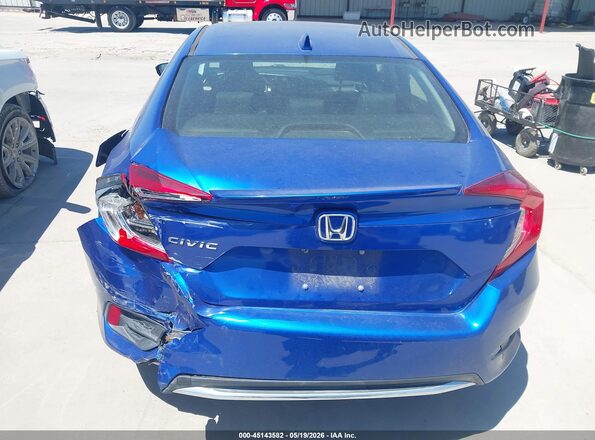 JHMFC1F33KX001483 2019 HONDA CIVIC Blue 