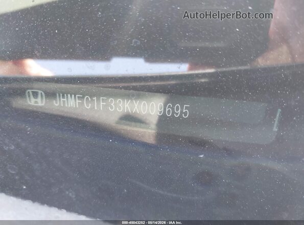 JHMFC1F33KX009695 2019 HONDA CIVIC Silver Engine compartment view