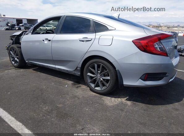 JHMFC1F33KX009695 2019 HONDA CIVIC Silver Rear left