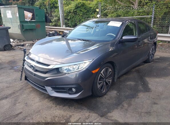JHMFC1F34JX007064 2018 HONDA CIVIC Gray Передня ліва чверть