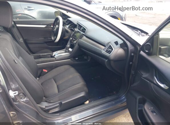 JHMFC1F34JX007064 2018 HONDA CIVIC Gray Вид салону спереду