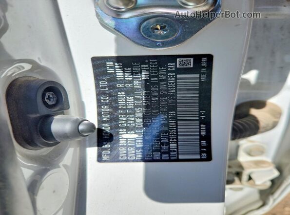 JHMFC1F35JX041756 2018 HONDA CIVIC White Engine compartment view
