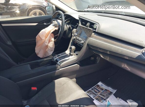 JHMFC1F38KX002466 2019 HONDA CIVIC Gray Vista interior delantera