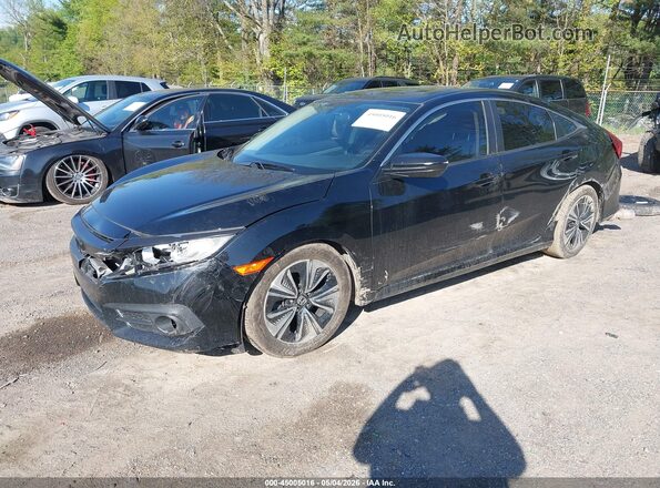 JHMFC1F39JX008792 2018 HONDA CIVIC Black Vista tres cuartos delantera izquierda