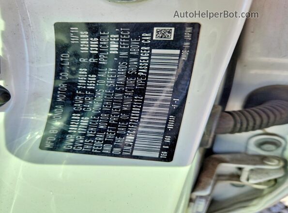 JHMFC1F72KX002112 2019 HONDA CIVIC Белый Вид подкапотного пространства