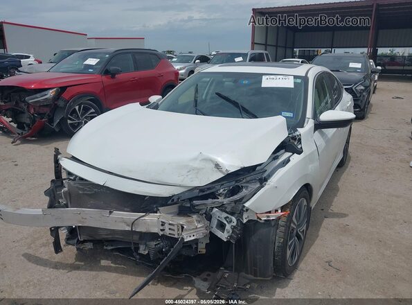 JHMFC1F73JX039331 2018 HONDA CIVIC White წინა მარცხენა ხედი სამი მეოთხედიდან
