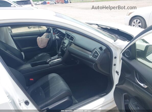 JHMFC1F73JX039331 2018 HONDA CIVIC White წინა სალონის ხედი