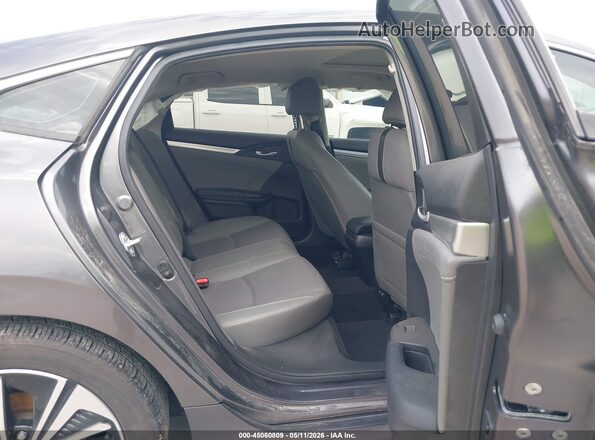 JHMFC1F74JX004880 2018 HONDA CIVIC Gray Widok naklejki z numerem VIN