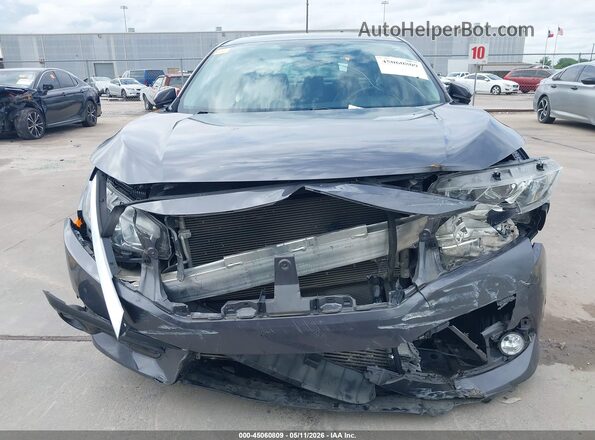 JHMFC1F74JX004880 2018 HONDA CIVIC Gray Widok zestawu wskaźników