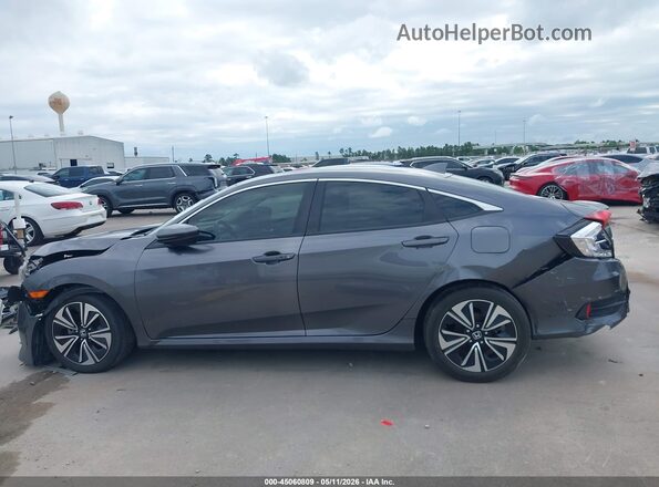 JHMFC1F74JX004880 2018 HONDA CIVIC Gray Widok wnętrza 360 stopni