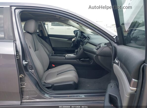 JHMFC1F74JX004880 2018 HONDA CIVIC Gray Widok wnętrza z przodu