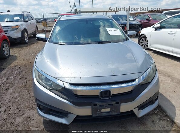 JHMFC1F78JX043178 2018 HONDA CIVIC Silver ხელსაწყოთა პანელის ხედი