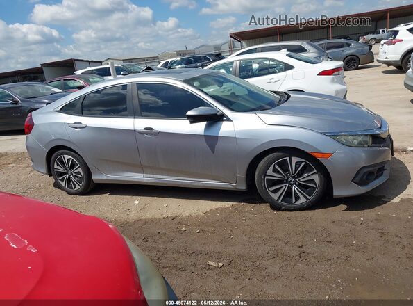 JHMFC1F78JX043178 2018 HONDA CIVIC Silver უკანა სალონის ხედი