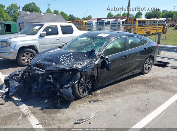 JHMFC1F7XJX006343 2018 HONDA CIVIC Черный Передняя левая четверть
