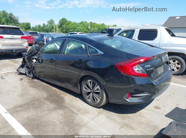 JHMFC1F7XJX006343 2018 HONDA CIVIC Черный Задняя левая четверть