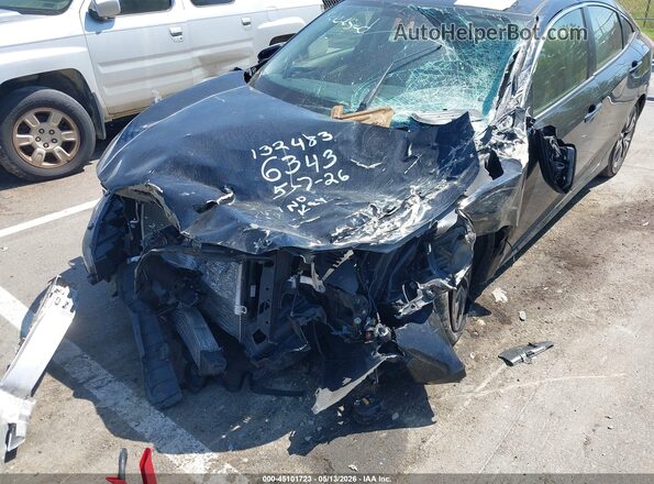 JHMFC1F7XJX006343 2018 HONDA CIVIC Черный Вид спереди