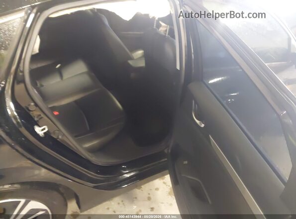 JHMFC1F7XJX034496 2018 HONDA CIVIC Black VIN კოდის სტიკერის ხედი