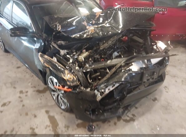 JHMFC1F7XJX034496 2018 HONDA CIVIC Black წინა ხედი