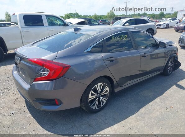 JHMFC1F83JX033604 2018 HONDA CIVIC Gray Trasero derecho
