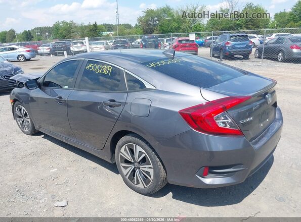 JHMFC1F83JX033604 2018 HONDA CIVIC Gray Trasero izquierdo