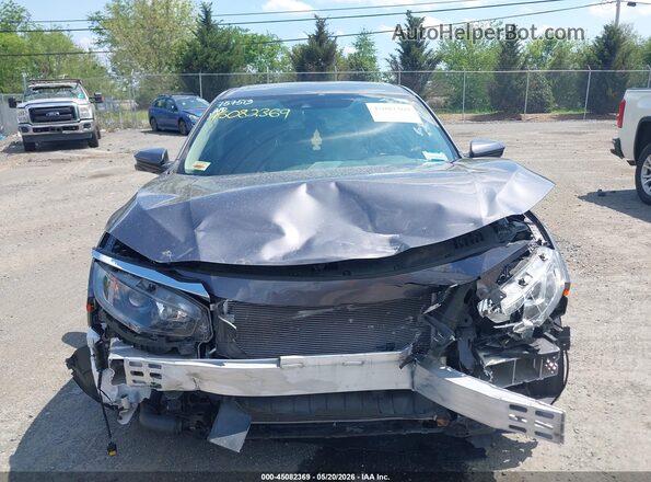 JHMFC1F83JX033604 2018 HONDA CIVIC Gray Vista del cuadro de instrumentos